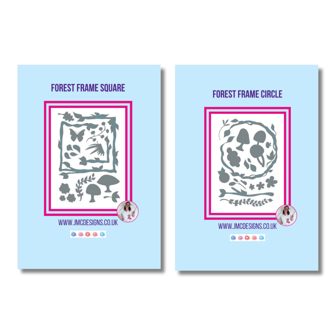 JMC Designs Collection of 2 A5 Forest Frames Die Sets