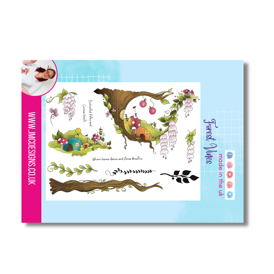 JMC Designs Forest Vines A5 Stamp Set