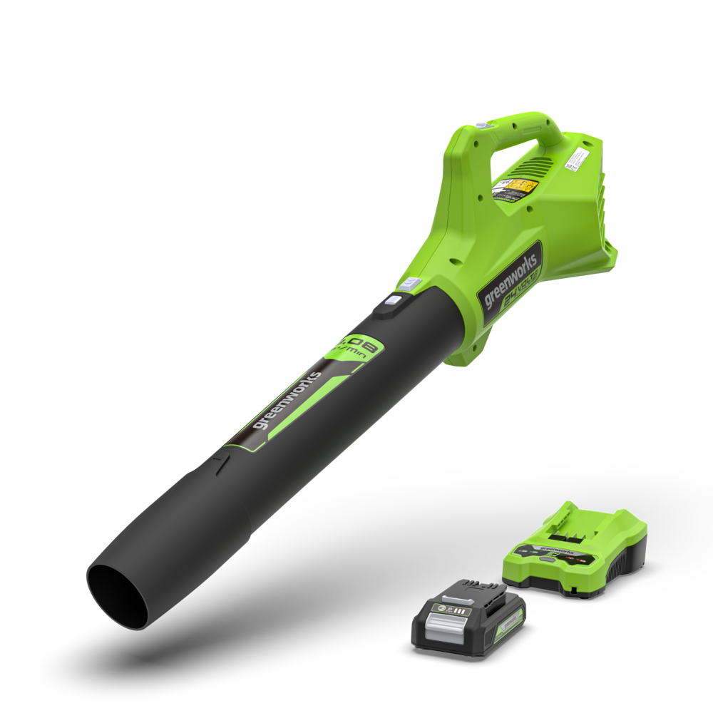 Greenworks 24V Cordless Axial Blower Kit – 2Ah Battery & Charger – product kit