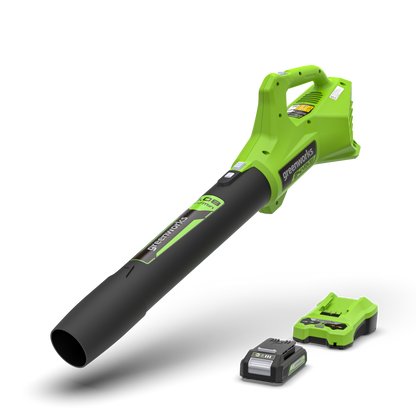 Greenworks 24V Cordless Axial Blower Kit – 2Ah Battery & Charger – product kit