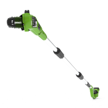 Greenworks 24V 20cm Cordless Pole Saw Kit – Battery & Charger – product detail or in-use view