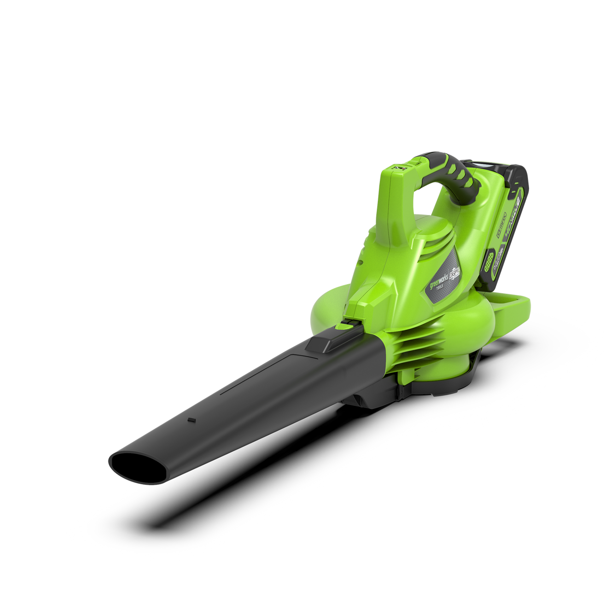 Greenworks 40V DigiPro Blower & Vacuum Kit – Two 2Ah Batteries – product detail or in-use view