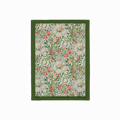 William Morris Gallery Kitchen Set - Single Oven Glove, Pot Holder & Tea Towel - Golden Lily