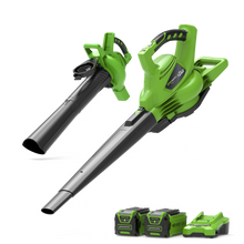 Greenworks 40V DigiPro Blower & Vacuum Kit – Two 2Ah Batteries – product kit