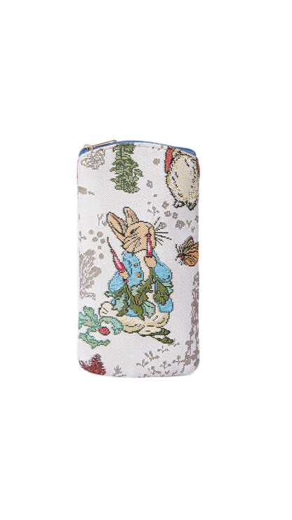 Signare Tapestry Beatrix Potter Peter Rabbit Bucket Bag with Zip Glasses Case