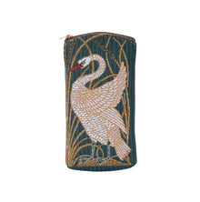 Signare Tapestry William Morris Walter Crane Swan Bucket Bag with Glasses Case