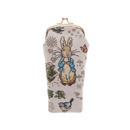 Signare Tapestry Beatrix Potter Peter Rabbit Glasses Case with Frame Purse