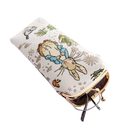 Signare Tapestry Beatrix Potter Peter Rabbit Glasses Case with Frame Purse