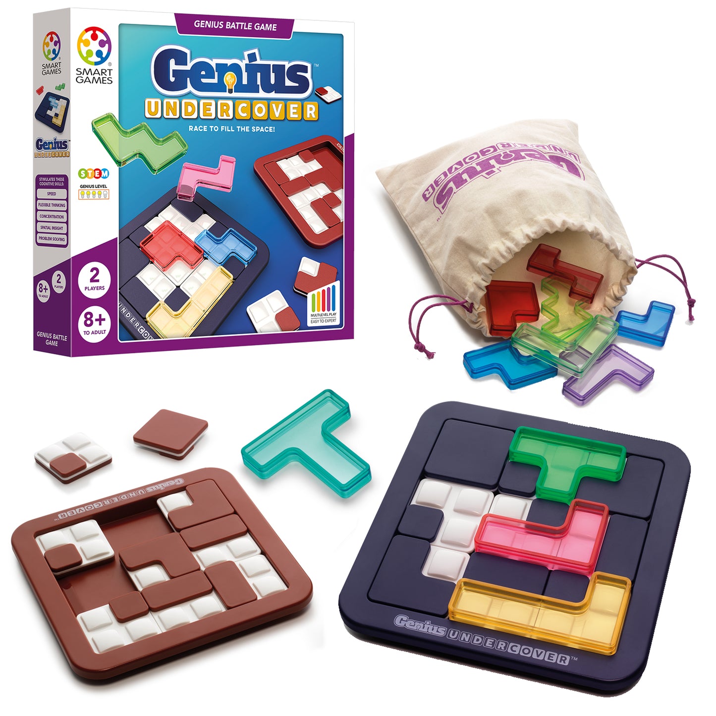 The Happy Puzzle Company Genius Undercover Game