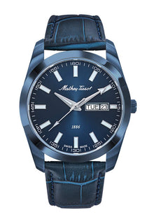 Mathey Tissot Mathy I Day-Date Watch (Metallic Casing)