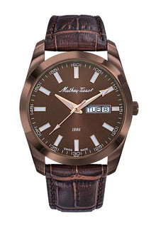 Mathey Tissot Mathy I Day-Date Watch (Metallic Casing)