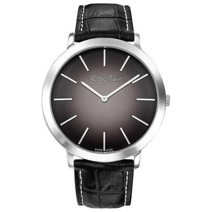 Mathey-Tissot Darius H7915AS Stainless Steel Leather Watch