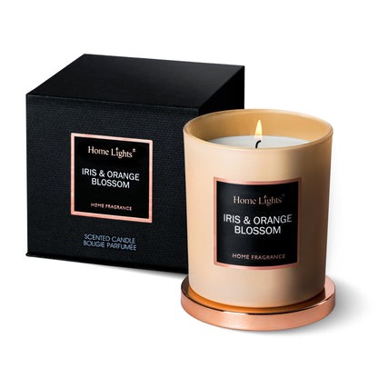 Home Lights Natural Soy Wax Luxury Scented Candle 215g - Up to 35 hours burn time