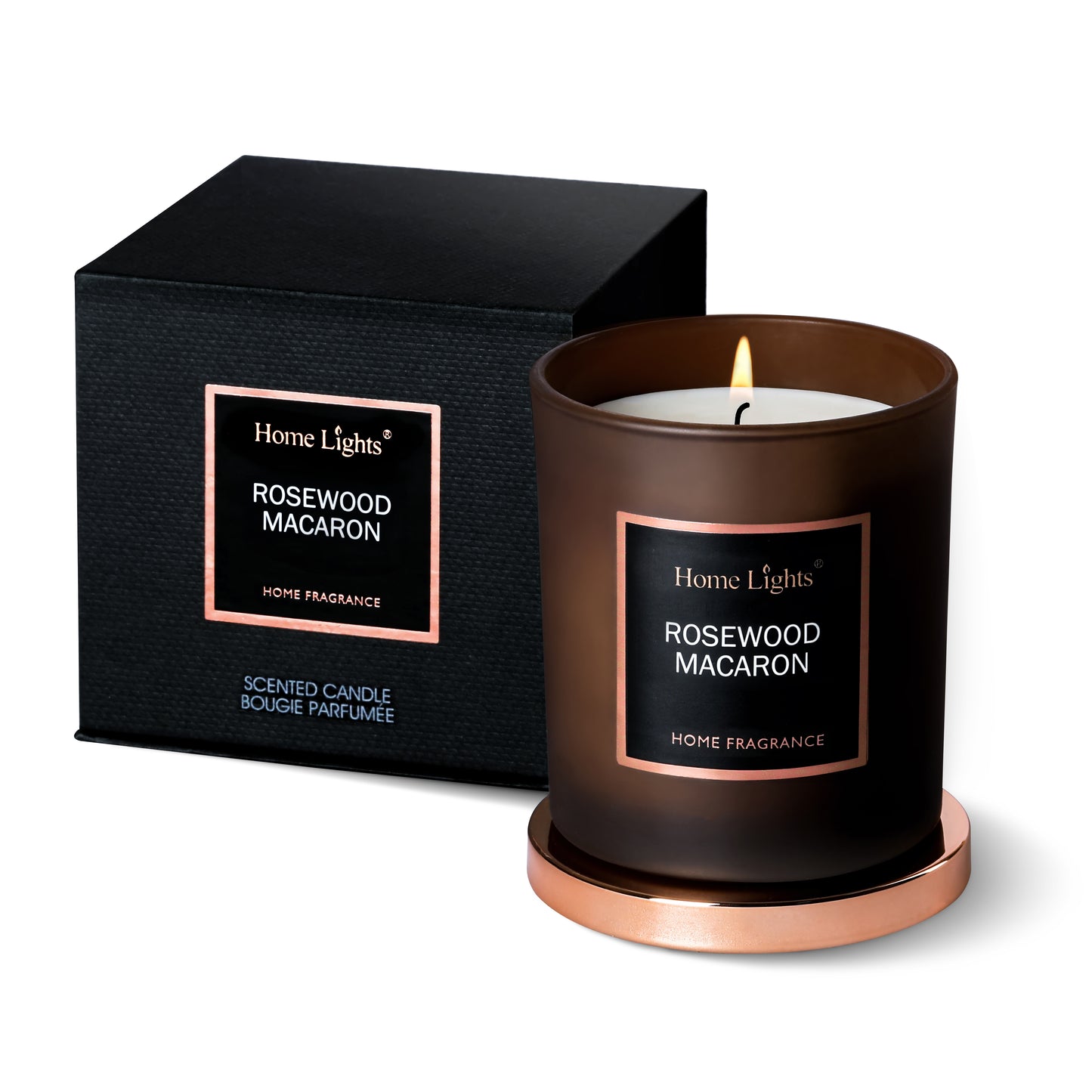 Home Lights Natural Soy Wax Luxury Scented Candle 215g - Up to 35 hours burn time