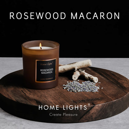 Home Lights Natural Soy Wax Luxury Scented Candle 215g - Up to 35 hours burn time