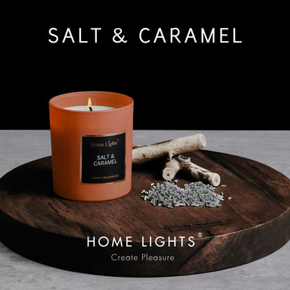 Home Lights Natural Soy Wax Luxury Scented Candle 215g - Up to 35 hours burn time