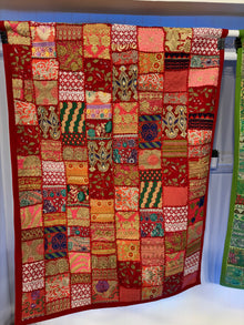 Memories of India Large Hand Stitched Decorative Wall Hanging