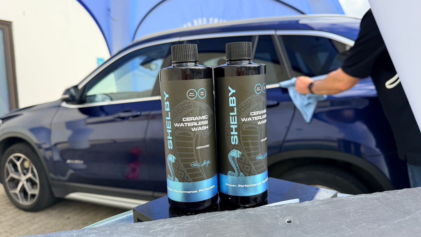 Shelby Ceramic Waterless Wash Twin Pack – 2 x 500ml with 2 Trigger Sprays