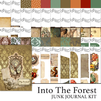 The Crafty Witches Into the Forest Junk Journal Digital Collection