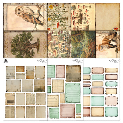 The Crafty Witches Into the Forest Junk Journal Digital Collection