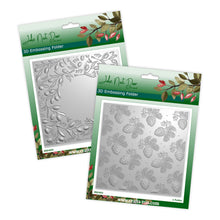 John Next Door BOGOF 3D Embossing Folders - Pinecones & Hawthorn