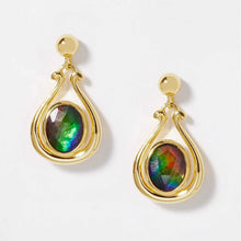 Canadian Ammolite Gems by Kenneth Bradley ‘Jackie’ Earrings