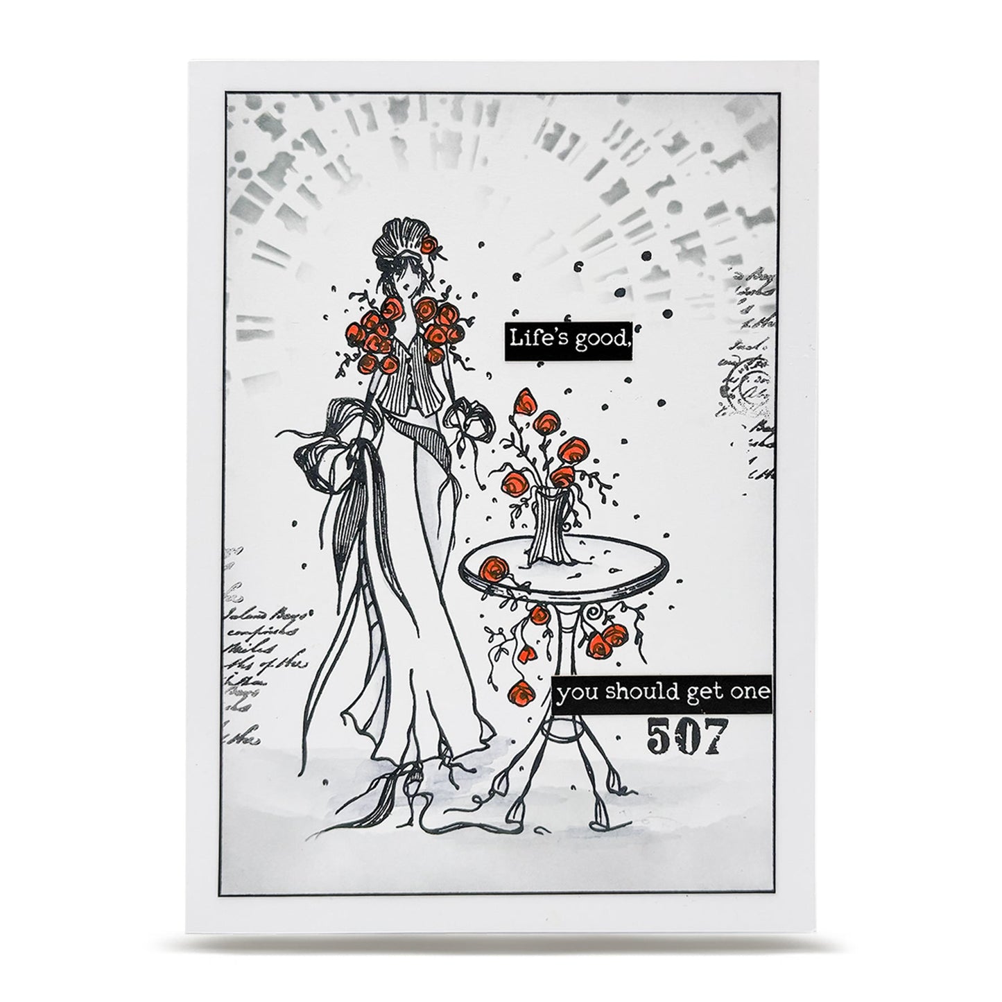 AALL & Create Whispers of Form Soizic Stamps Bundle | 6 Stamp Set Collection #TP-1398 to #TP-1403