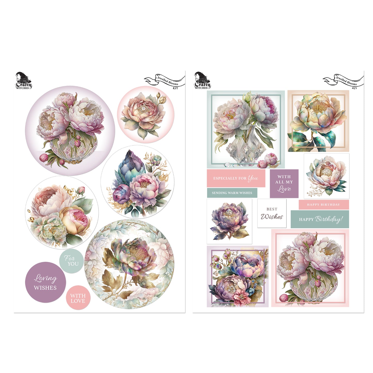 The Crafty Witches Jewelled Blooms Digital Collection