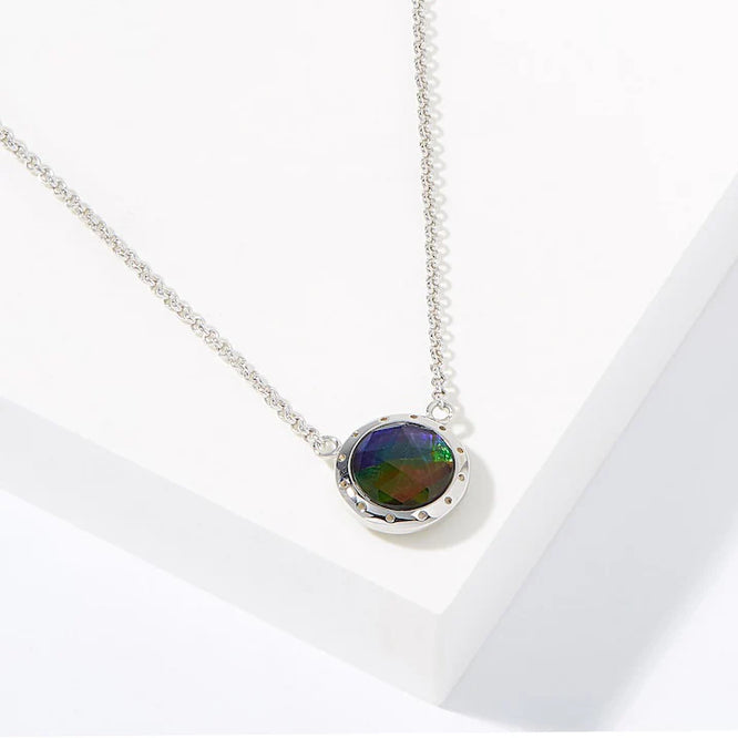 Canadian Ammolite Gems by Kenneth Bradley 'Jillian’ Necklace