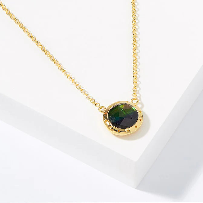 Canadian Ammolite Gems by Kenneth Bradley 'Jillian’ Necklace