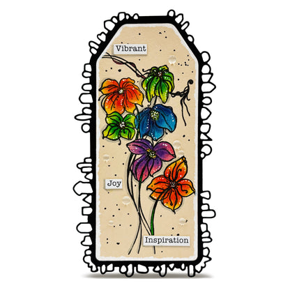 AALL & Create Whispers of Form Soizic Stamps Bundle | 6 Stamp Set Collection #TP-1398 to #TP-1403