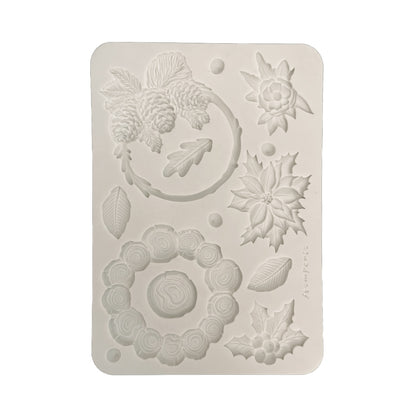 Stamperia Winter Magic Christmas Garlands A5 Silicon Mould