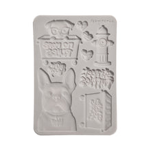 Stamperia Furry Friends 2 Dogs A5 Silicone Mould
