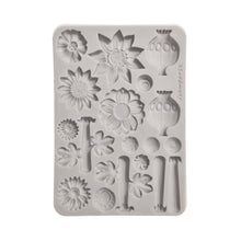 Stamperia Furry Friends 2 Flowers A5 Silicone Mould