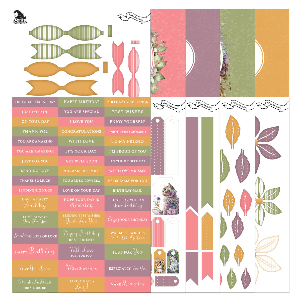 The Crafty Witches Kitty Meadow Digital Collection