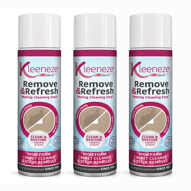 Kleeneze Pack of 3 High Foam Cleaner & Stain Remover Spray