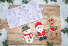 Karen Davies Sugarcraft Knitted Christmas Silicone Mould