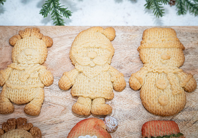 Karen Davies Sugarcraft Knitted Christmas Silicone Mould