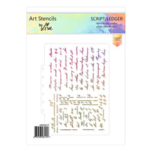 Lisa Horton Crafts Script/ Ledger A5 Stencil