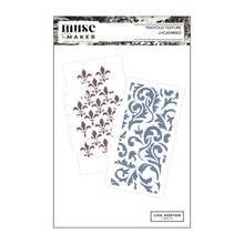 Lisa Horton Crafts Muse & Maker Art Stencils 4.5" x 8" - Twofold Texture