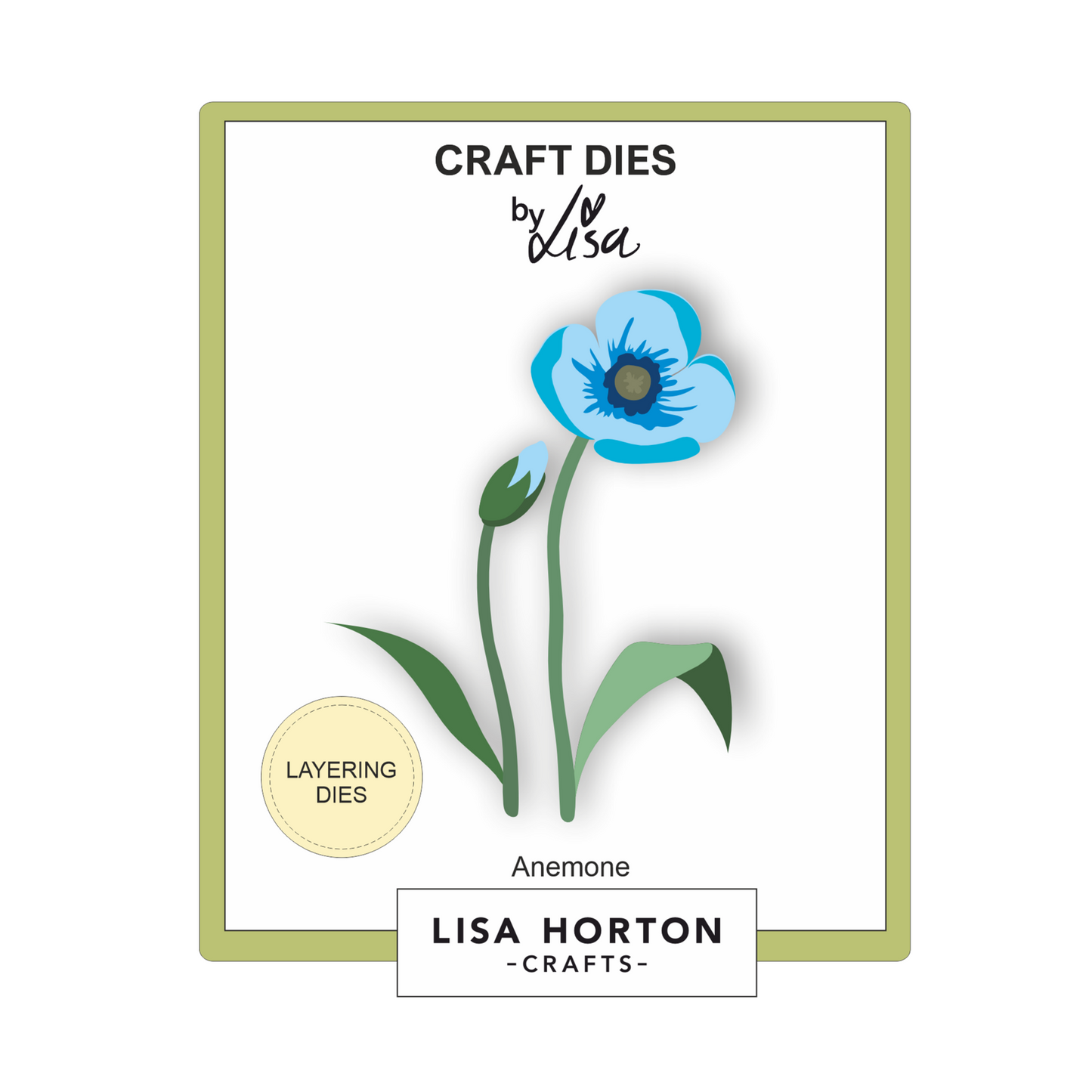 Lisa Horton Crafts Layering Dies - Anemone
