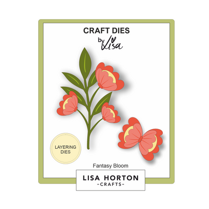 Lisa Horton Crafts Layering Dies - Anemone, Echinacea, Magnolia and Fantasy Blooms