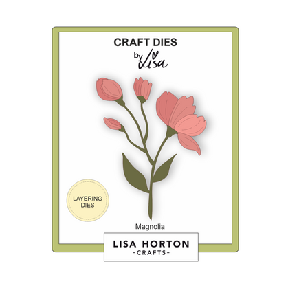 Lisa Horton Crafts Layering Dies - Anemone, Echinacea, Magnolia and Fantasy Blooms