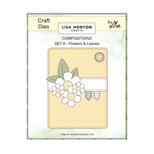 Lisa Horton Crafts Composition Layout Dies - Set A (Flowers and Leaves)