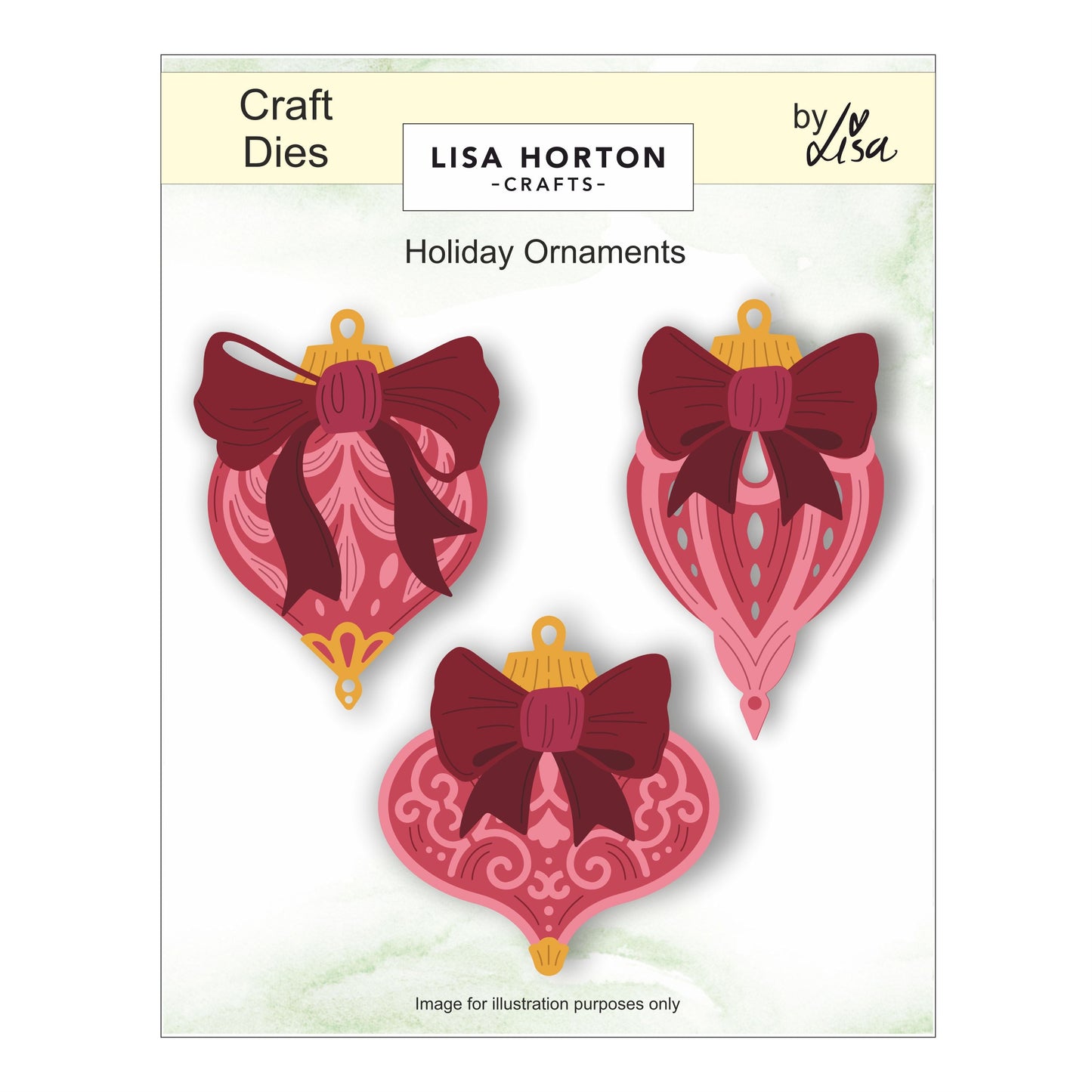 Lisa Horton Crafts Christmas Dies Bundle - Holly, Poinsettia and Ornaments