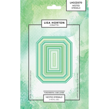 Lisa Horton Crafts Fundamentals Die Set - Nested Emerald (8 Dies)