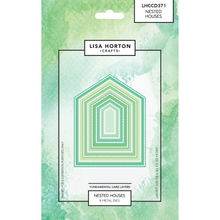 Lisa Horton Crafts Fundamentals Die Set - Nested Houses (8 Dies)