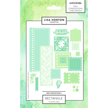 Lisa Horton Crafts Mini Composition Layout Dies - Set B (Rectangle)
