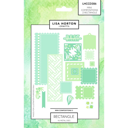 Lisa Horton Crafts Mini Composition Layout Dies - Set B (Rectangle)