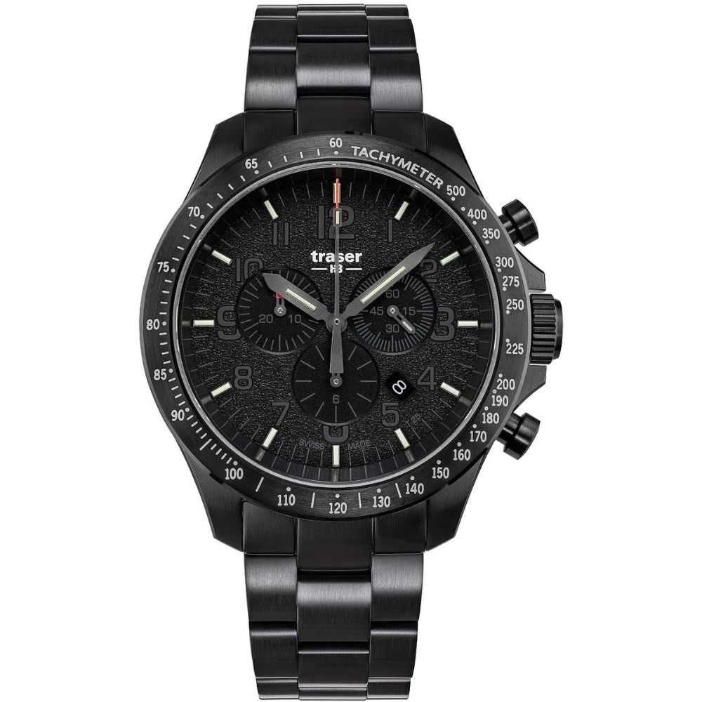 Traser H3 P67 Officer Chronograph Steel Watch